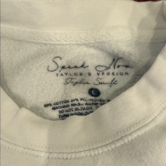 Taylor Swift Speak Now Crewneck Sweatshirt - Picture 4 of 5